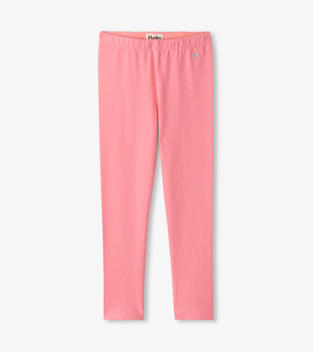 Girls Soft Pink Leggings
