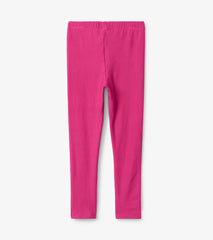 Girls Magenta Cozy Leggings