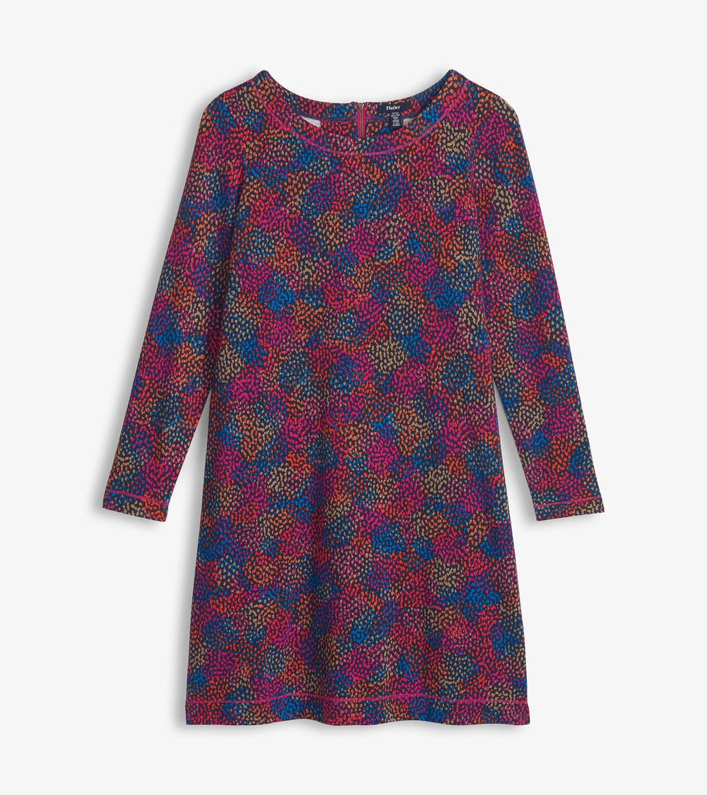 Olivia Dress - Dot Cluster