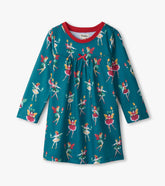 Girls Bright Fairies Long Sleeve Nightdress