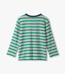 Boys Blarney Stripes Long Sleeve T-Shirt