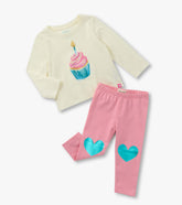 Baby & Toddler Girls Cupcake T-Shirt and Legging Set
