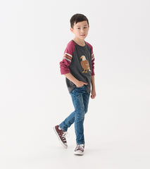 Boys Eagle Long Sleeve Raglan T-Shirt