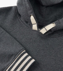 Boys Charcoal Melange Pullover Hoodie