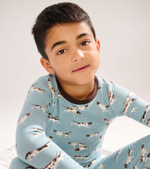 Boys Hunting Dogs Pajama Set