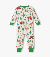 Baby Boys Holiday Animals Cotton Sleeper