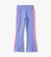 Girls Purple Active Flared Pants