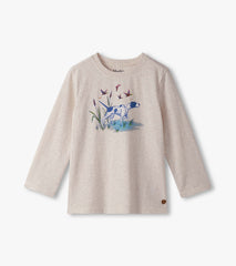 Boys Hunting Dogs Long Sleeve Graphic Tee