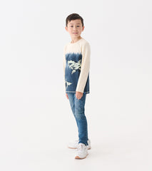 Boys Shark Bones Glow in the Dark Long Sleeve Graphic Tee