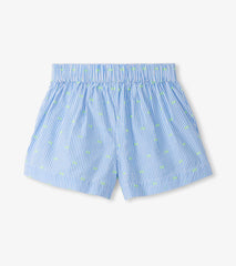 Girls Neon Dots Paper Bag Shorts