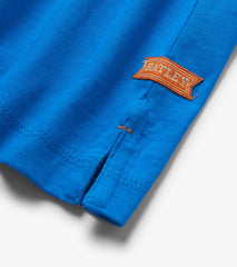Boys French Blue Drop Shoulder T-Shirt