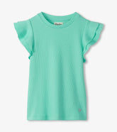 Girls Opal Ruffle Sleeve Tank