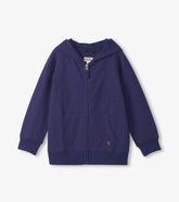 Boys Patriot Blue Full-Zip Hoodie