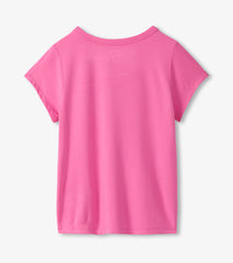 Girls Strawberry Moon Pocket T-Shirt