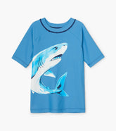 Deep Sea Shark Short Sleeve Rashguard