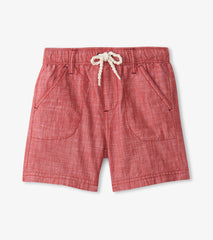 Boys Nautical Chambray Woven Shorts
