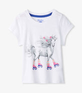 Girls Roller Skates Graphic Tee