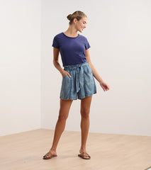 Cassie Shorts - Blue Acid Wash