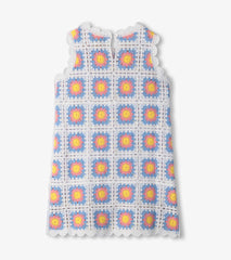 Girls Buttercup Sleeveless Crochet Dress