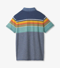 Boys Nautical Stripes Polo Tee
