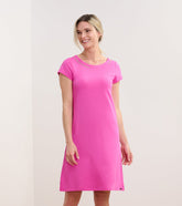 Brooke Dress - Fuchsia French Terry
