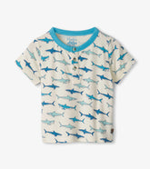 Baby & Toddler Boys Hungry Sharks Bamboo Henley