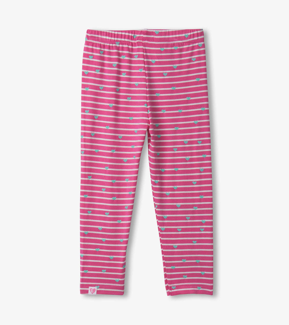Baby & Toddler Girls Little Hearts Stretch Leggings