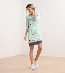 Lucy Dress - Organic Leaves