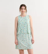 Roberta Dress - Organic Leaves