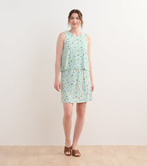 Roberta Dress - Organic Leaves