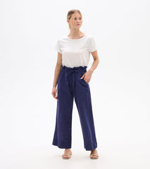 Tie Front Pants - Patriot Blue