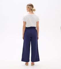 Tie Front Pants - Patriot Blue