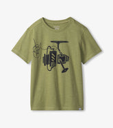 Boys Fishing Reel Graphic Tee