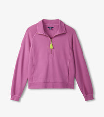 Mock Neck Pullover - Orchid