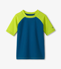 Boys Star Sapphire Short Sleeve Rashguard