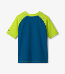 Boys Star Sapphire Short Sleeve Rashguard
