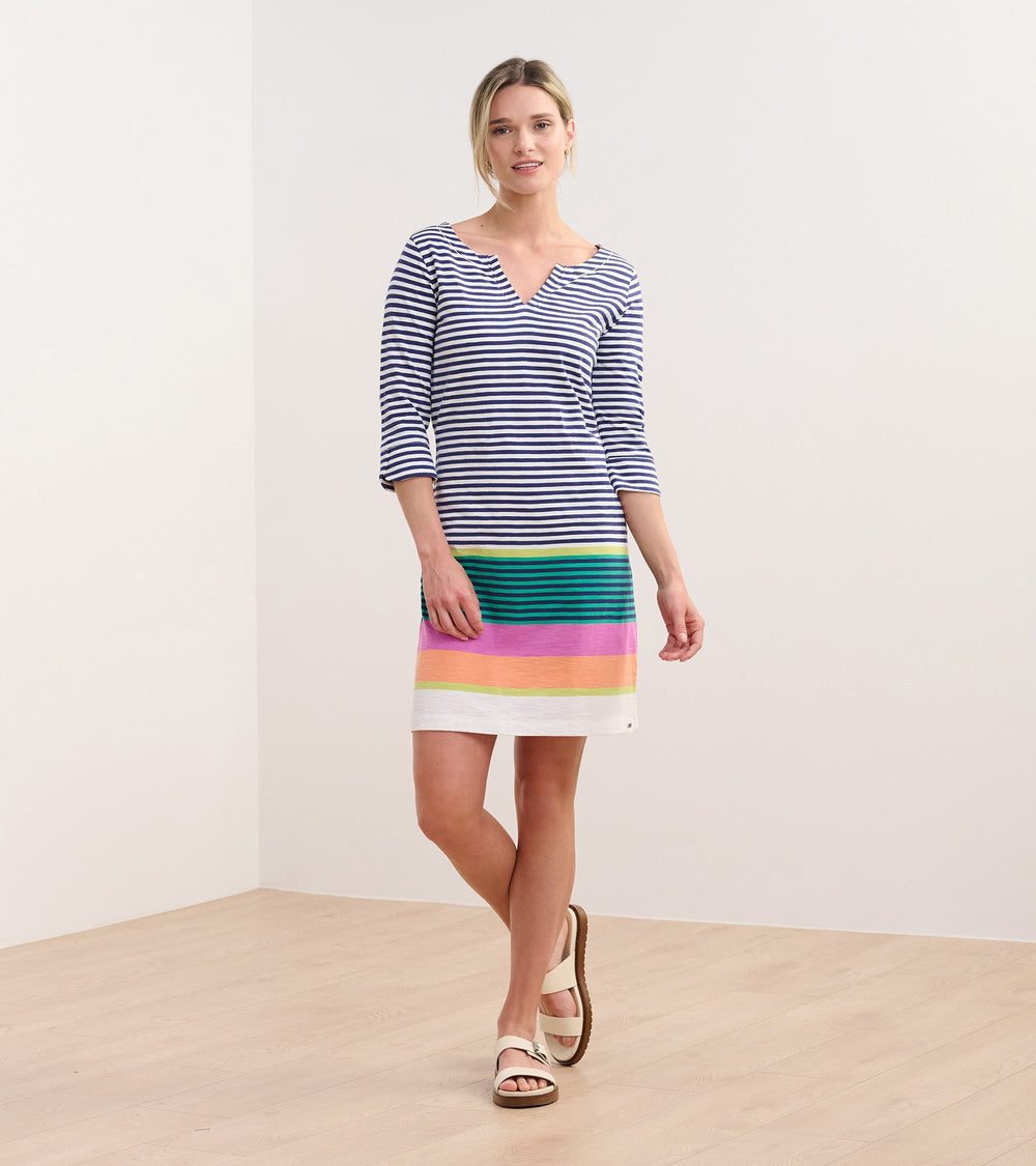 Lucy Dress - Seaside Stripes