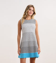 Sarah Dress - Tinted Stripes