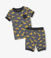 Boys Under Construction Short Pajama Set