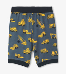 Boys Under Construction Short Pajama Set