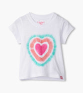 Baby & Toddler Girls Glowing Hearts Graphic Tee