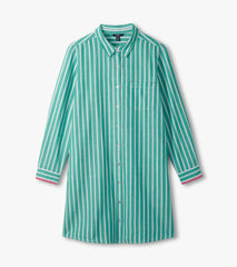 Julia Shirt Dress - Arcadia Stripes