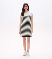 Capri Dress - Black Stripes