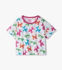 Girls Balloon Pets Short Sleep Set