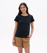 Essential Crew Neck Tee - Caviar