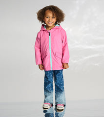 Girls Color Reveal Butterflies Microfiber Rain Jacket