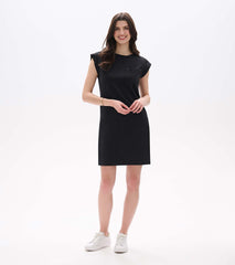 Pocket Tee Dress - Black