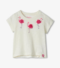 Baby & Toddler Girls Flamingo T-Shirt & Short Set