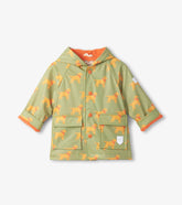 Baby & Toddler Boys Camping Puppy Button-Up Rain Jacket