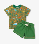 Baby & Toddler Boys Summer Camping T-Shirt & Shorts Set